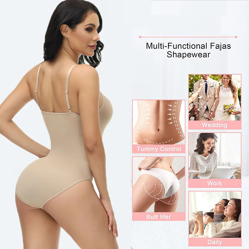 Body Suits Open Crotch Shapewear Slimming