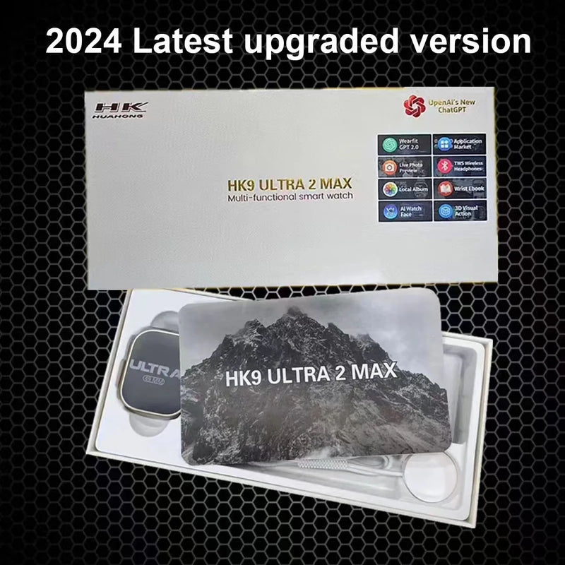 Smartwatch 2024 New HK9 Ultra 2 Max 49mm HD AMOLED 4G ROM