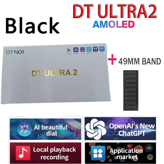 DT Ultra 2 Watch AMOLED Screen 16G ROM WIFI GPS