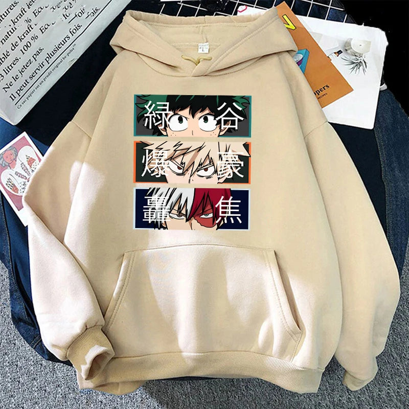 Deku Bakugou Katsuki Todoroki Shoto Hoodie