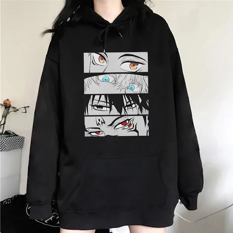 Anime Eyes Hoodies Unisex